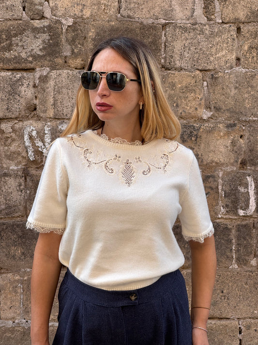 MAGLIONCINO EMBER BIANCO