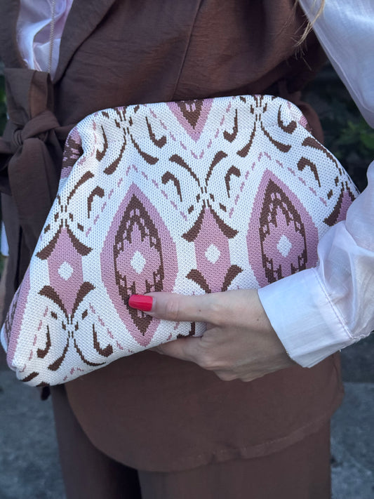 POCHETTE CHOCO /PINK