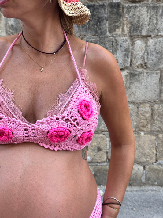 COORD SET UNCINETTO ROSA