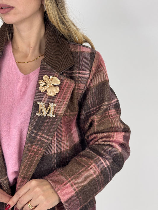 BLAZER ALEXANDRA MARRONNE/ROSA