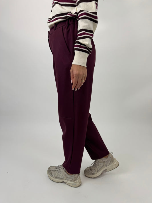 PANTALONE ENEA BORDEAUX