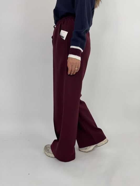 PANTALONE MARINA BORDEAUX