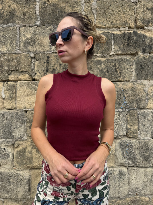 TOP A COSTINE BORDEAUX