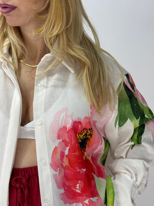 CAMICIA FIORI COLORATI