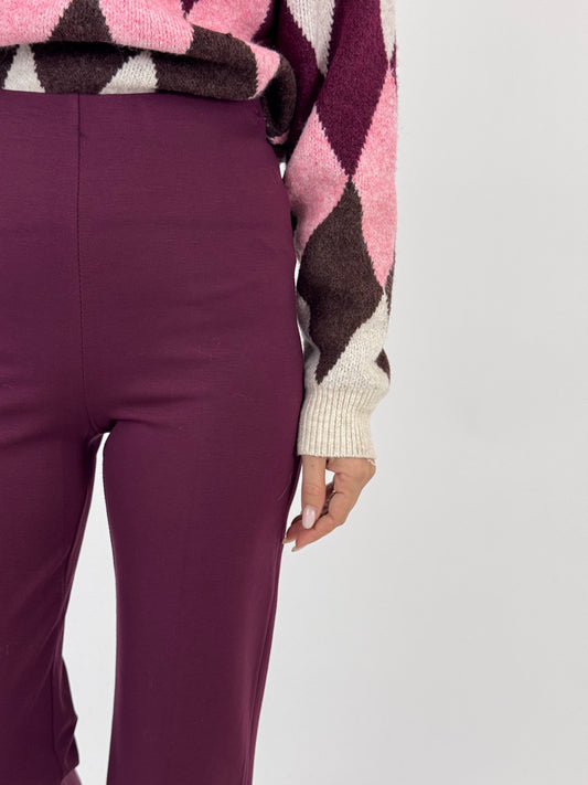 PANTALONE DAFNE PRUGNA