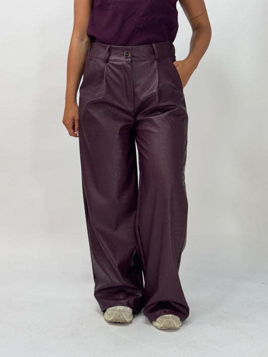PANTALONE NIVES BORDEAUX