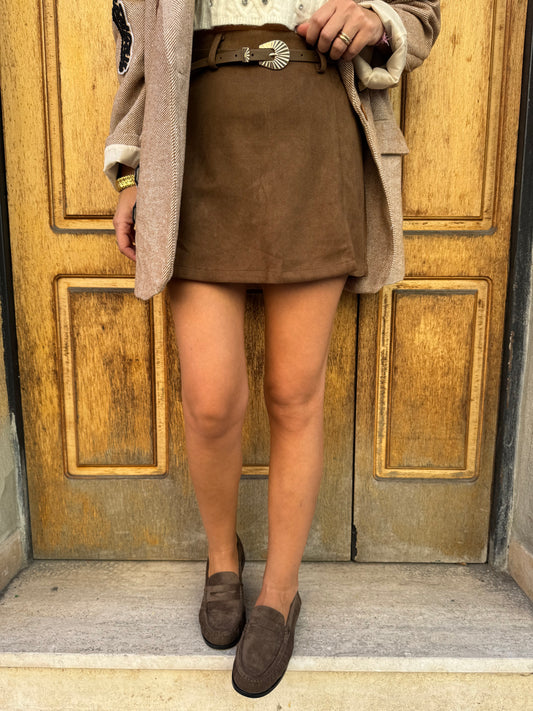 PANTAGONNA ECOCAMOSCIO CAMMELLO