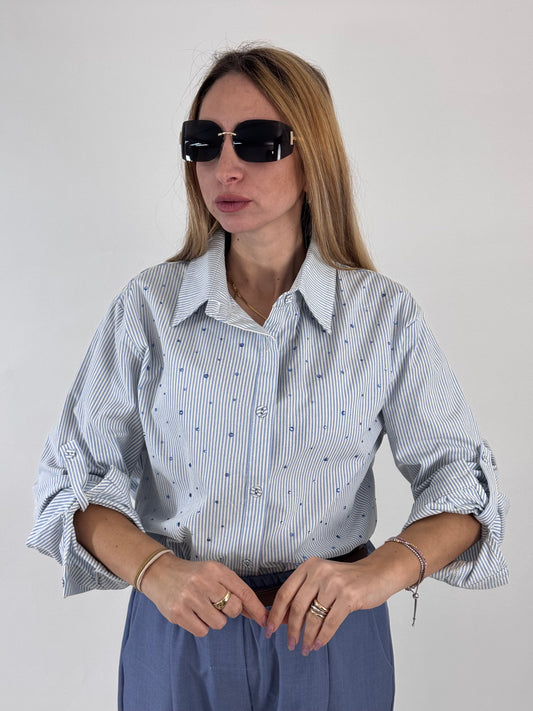 CAMICIA BRENDA AZZURRA