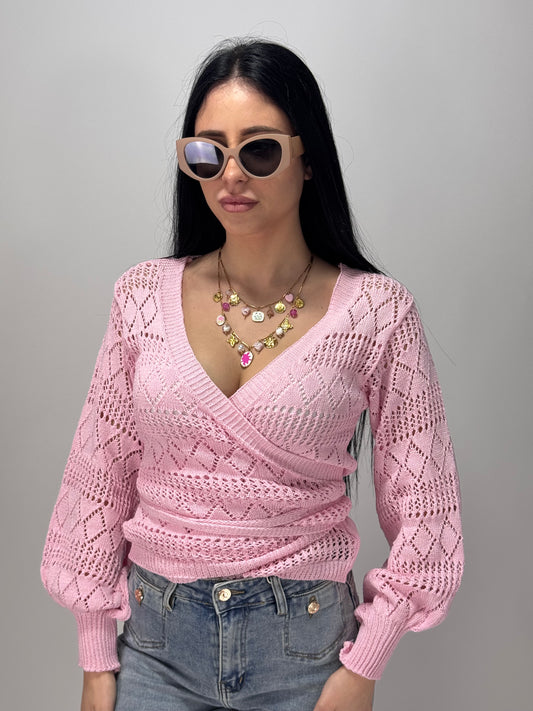 MAGLIONCINO LUNARIA ROSA