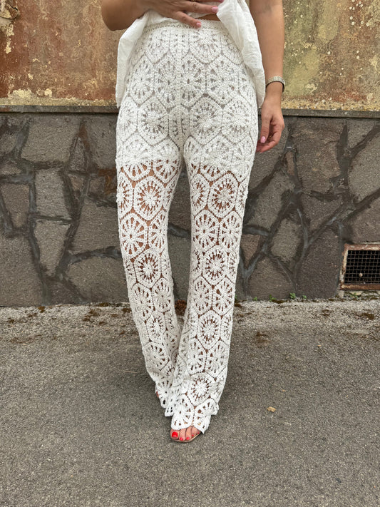 PANTALONE COACHELLA BIANCO