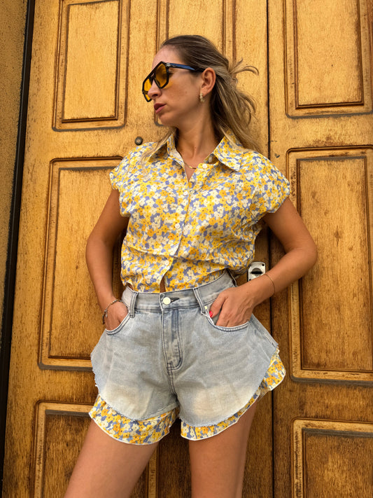 CAMICIA NOELIA GIALLA