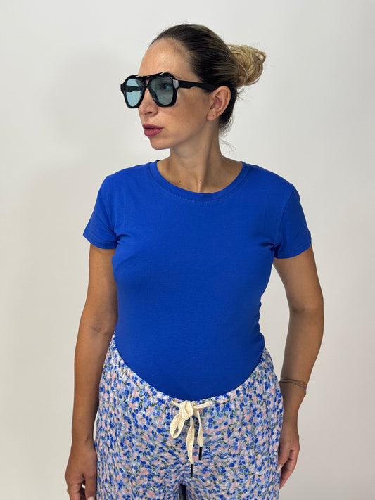 T-SHIRT BASIC BLU