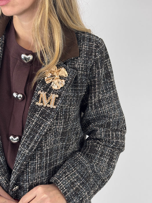 BLAZER ALEXANDRA AZZURRO