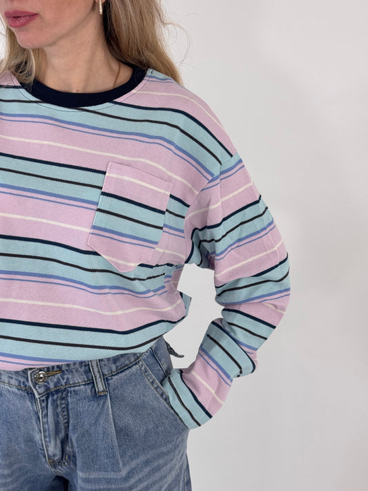 MAGLIA A RIGHE OCEAN