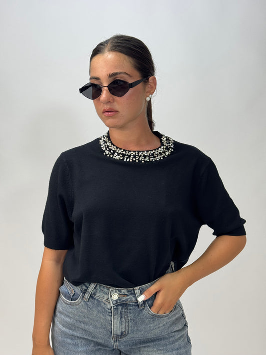 MAGLIONCINO DALIRA STRASS