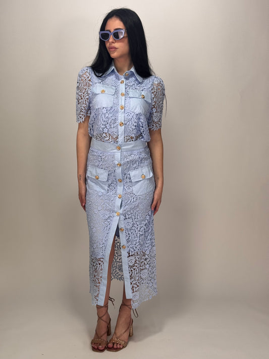 COORDINATO IOLE AZZURRO