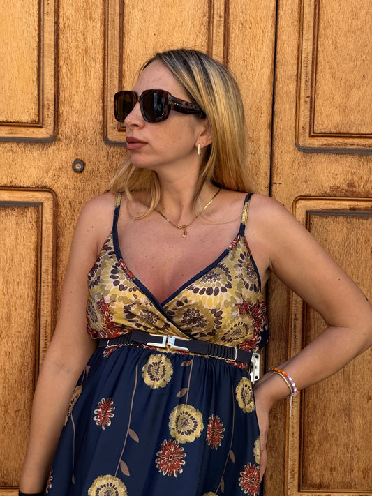 VESTITO ALEXANDRA BLU
