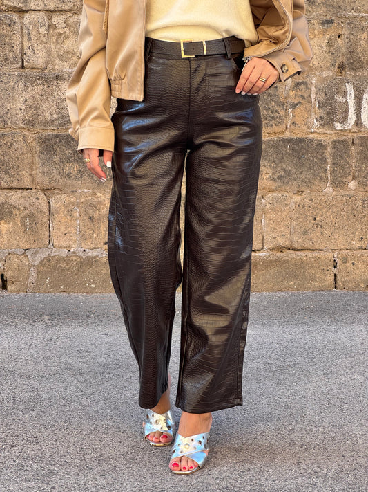 PANTALONE PITONATO CHOCO