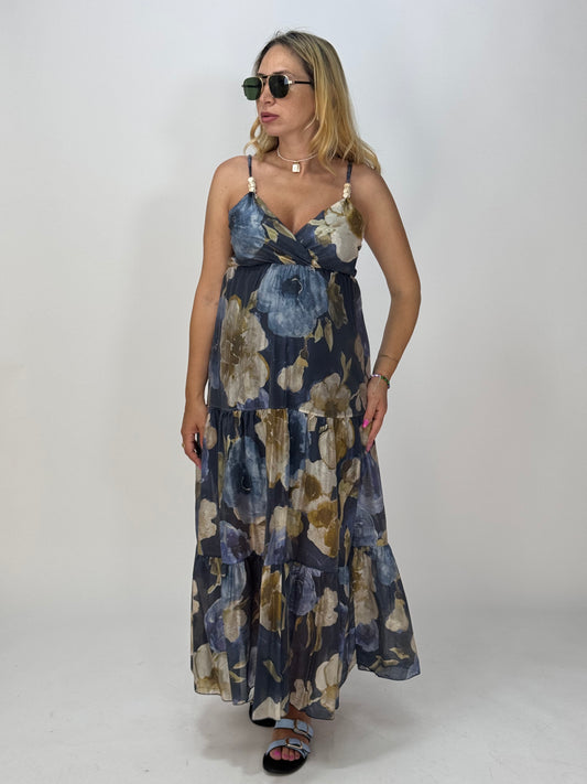 VESTITO INGRID BLU