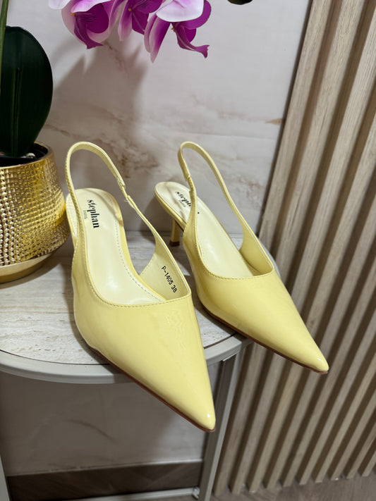 SLINGBACK GIALLO PASTELLO