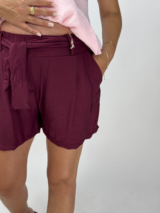 PANTALONCINO FIOCCO BORDEAUX