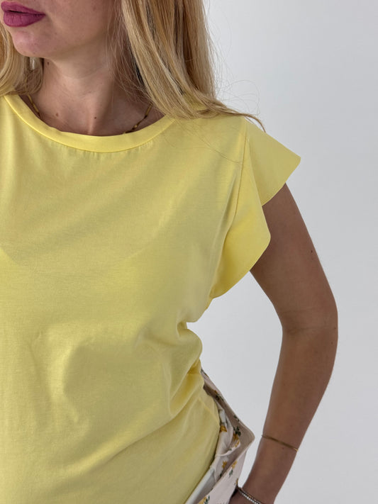 T-SHIRT ANGEL GIALLA