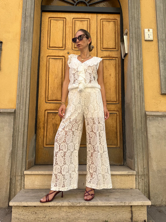 COORDINATO GISELLA PIZZO BIANCO