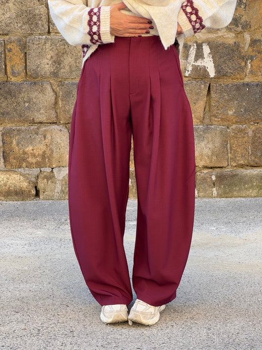 PANTALONE IBIZA BORDEAUX