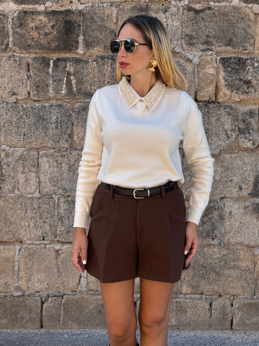 PANTALONCINO HELSINKI CHOCO
