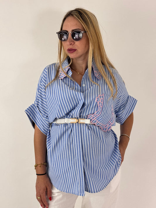 CAMICIONE SIENNA ROSA