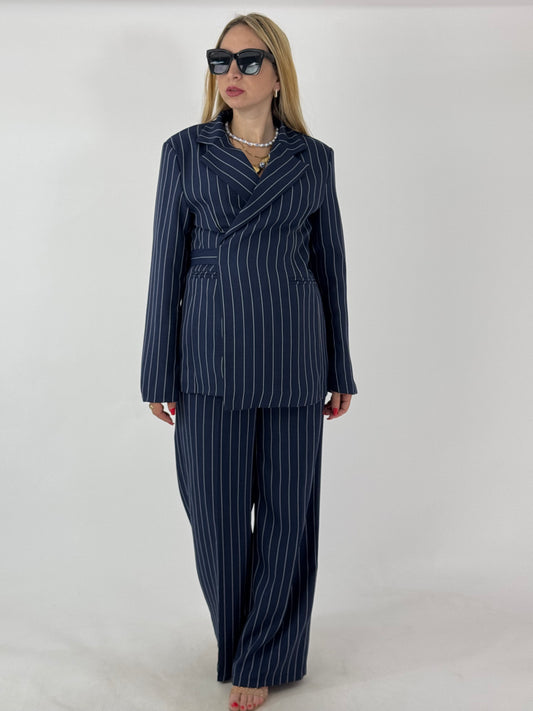 TAILLEUR GESSATO BLU