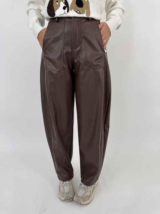 PANTALONE OSLO MARRONE