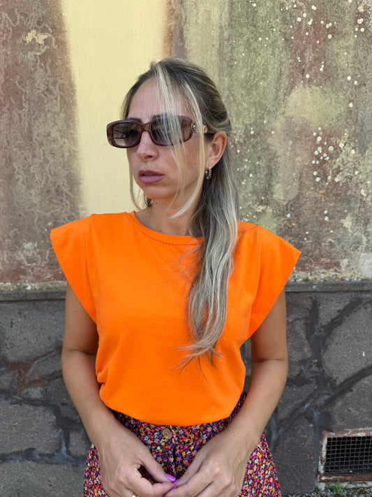 T-SHIRT ANGEL ARANCIO