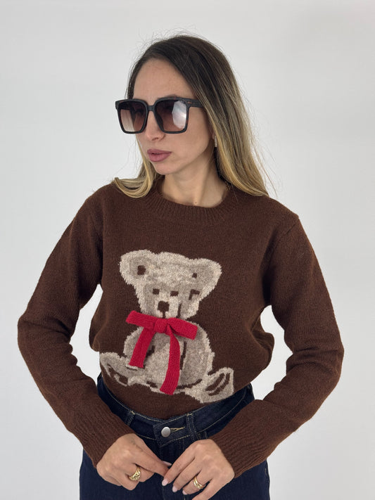 MAGLIONE SOLEIL CHOCO