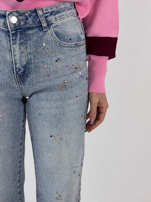 JEANS STRASS MILLA