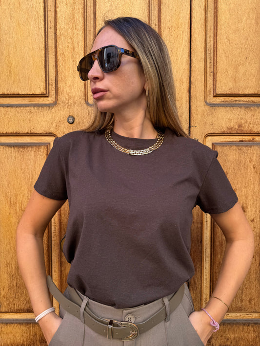 T-SHIRT BASIC CHOCO