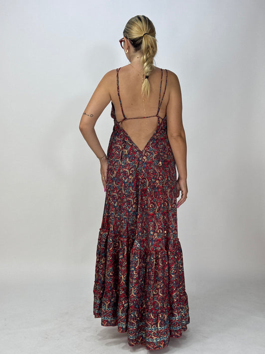 VESTITO JAIPUR ROSSO