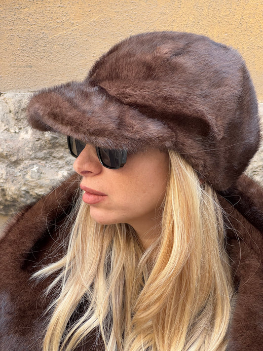 CAPPELLO IN ECOPELLICCIA MASHA