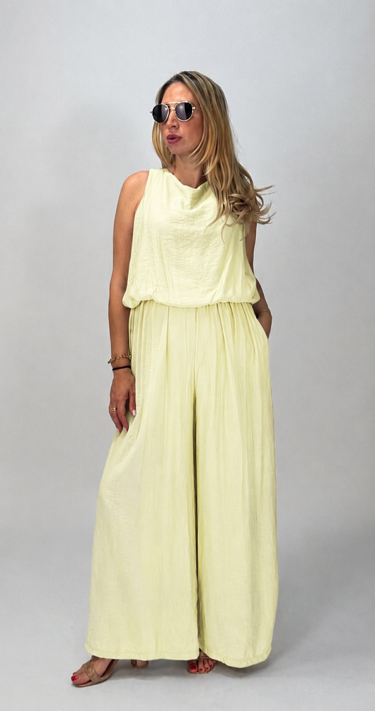 JUMPSUITE GIALLA