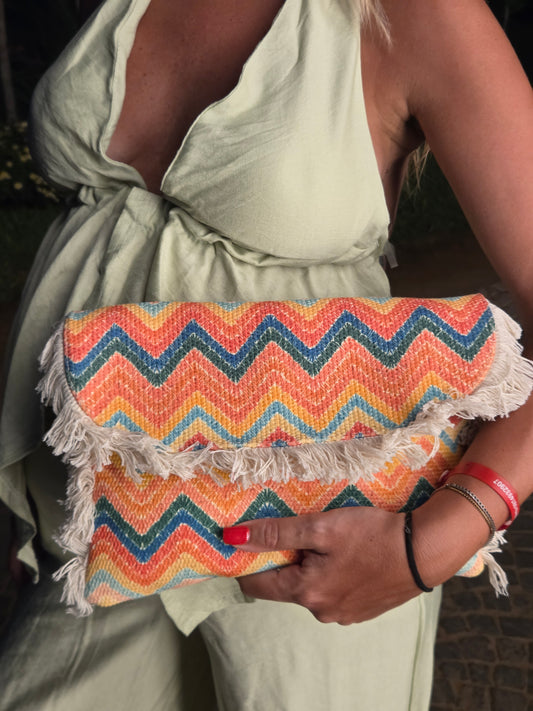 POCHETTE ZIG ZAG MULTICOLOR