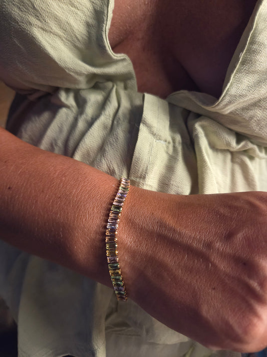 BRACCIALE BAGUETTE RAINBOW