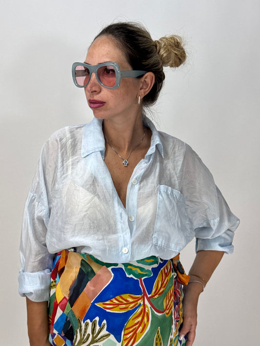 CAMICIA MONIA AZZURRA