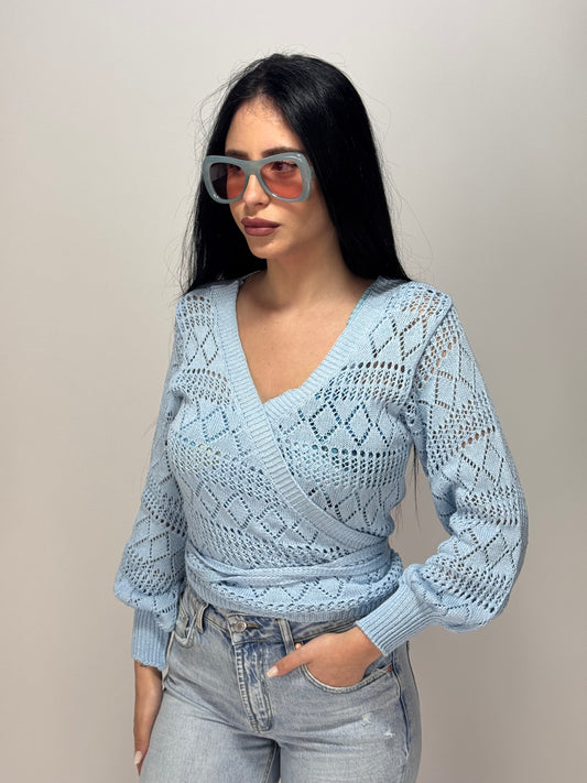 MAGLIONCINO LUNARIA AZZURRO