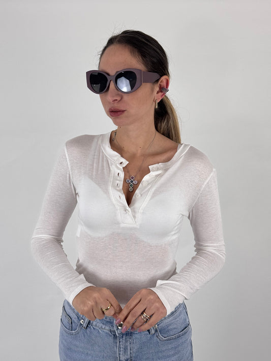 MAGLIETTINA FELICIA BIANCA