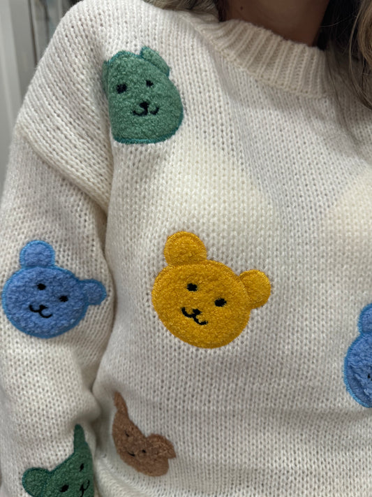 MAGLIONE TEDDY COLORATO