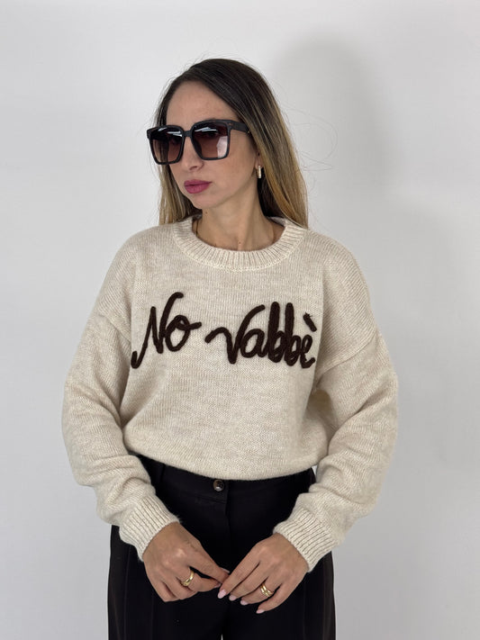 MAGLIONE NO VABBE' BURRO