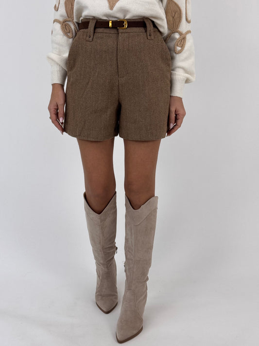 PANTALONCINO FAYE CAMEL