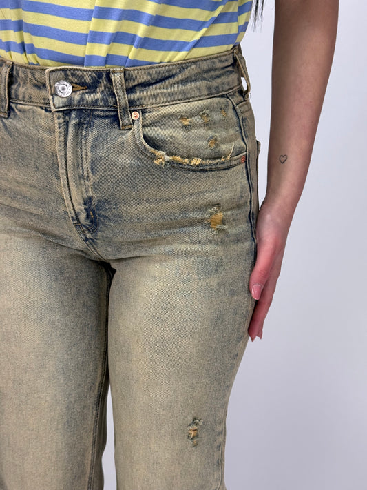JEANS MA CHERIE SABBIATO