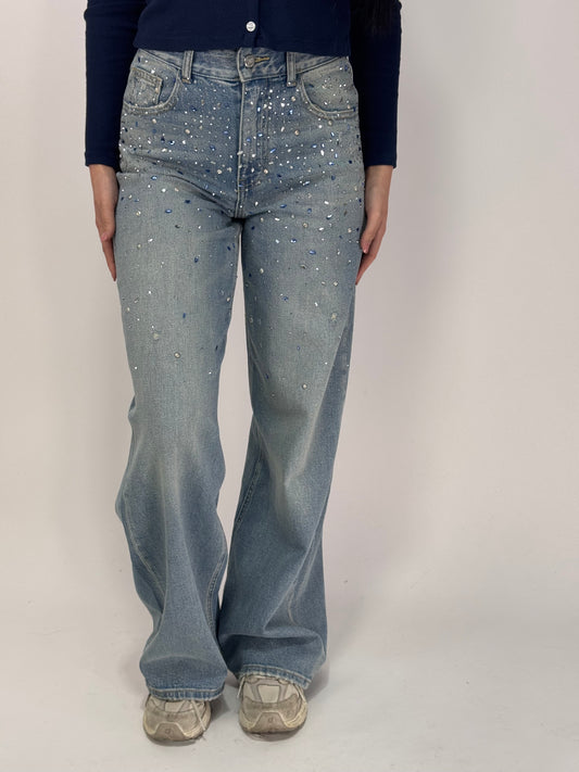 JEANS DIANA PIETRE BLU