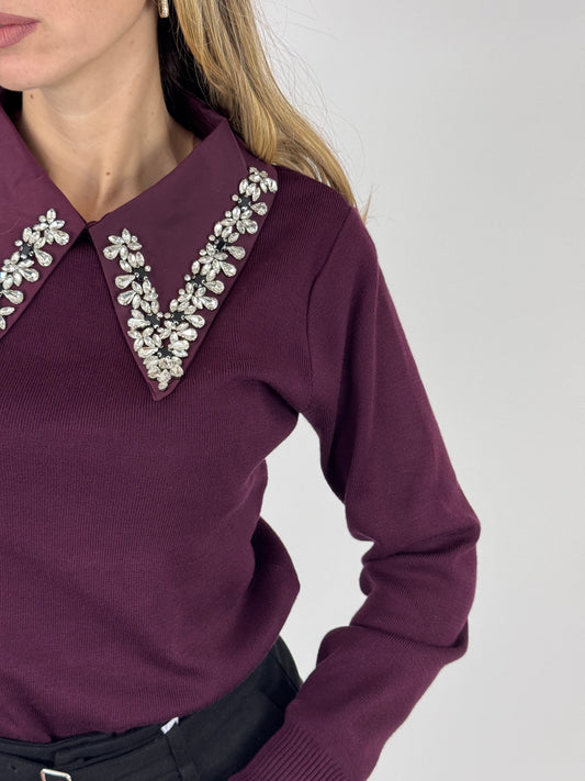 MAGLIONCINO ELSA PRUGNA